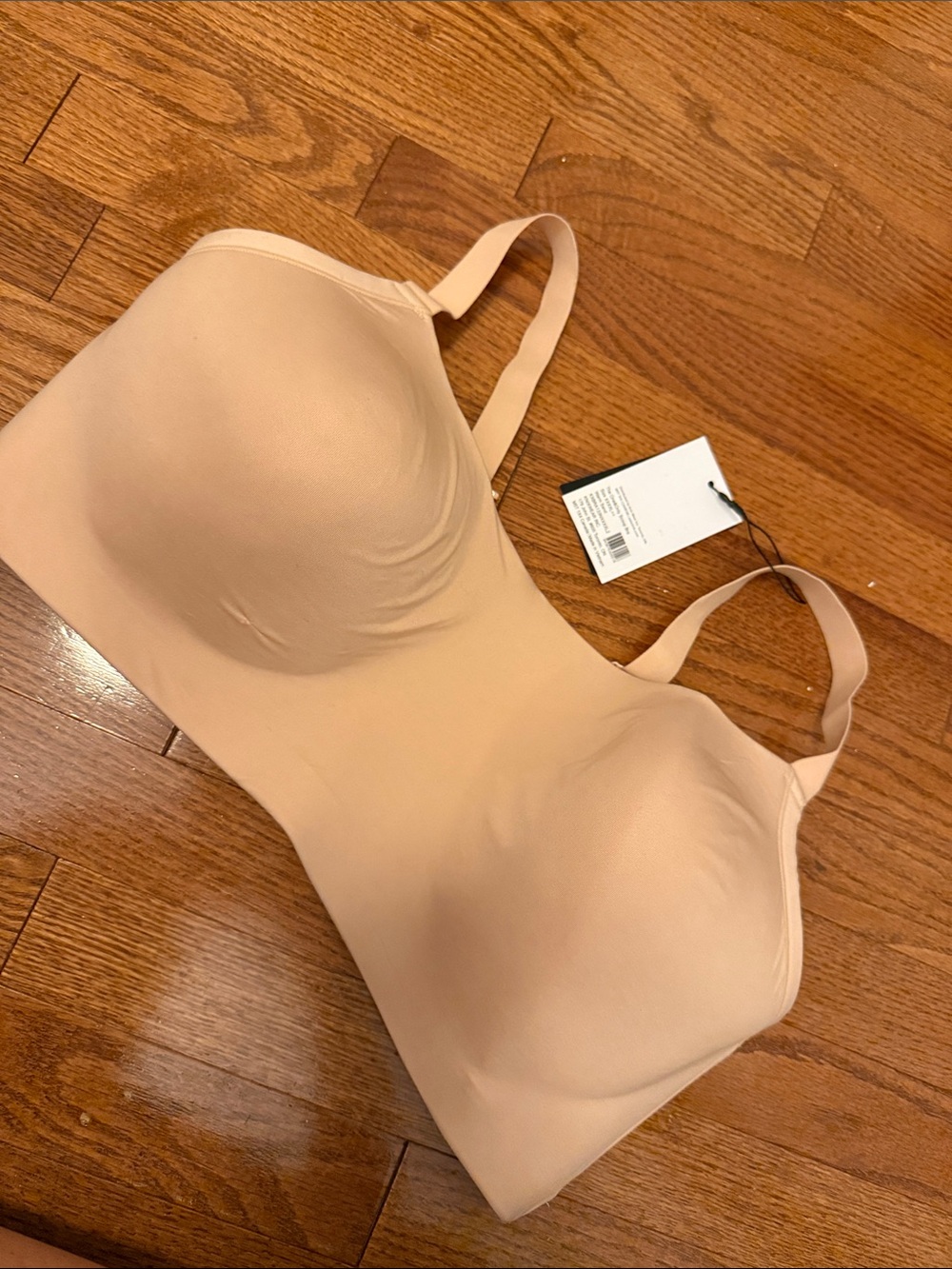 knix the one and only scoop bra new XXXXL Seamless Nude Strapless Convertible